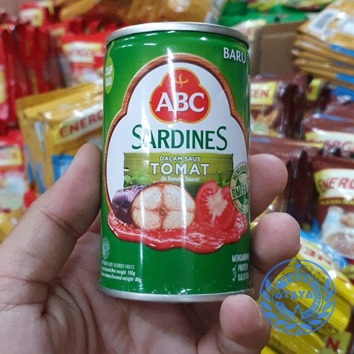 Jual CAN 155GR - IKAN SARDEN ABC KALENG SAUS TOMAT / SARDINES atayatoko ...