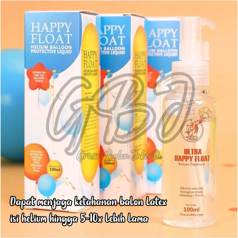 Jual Happy Float - Cairan Penambah Daya Tahan Balon / Lem Confetti ...