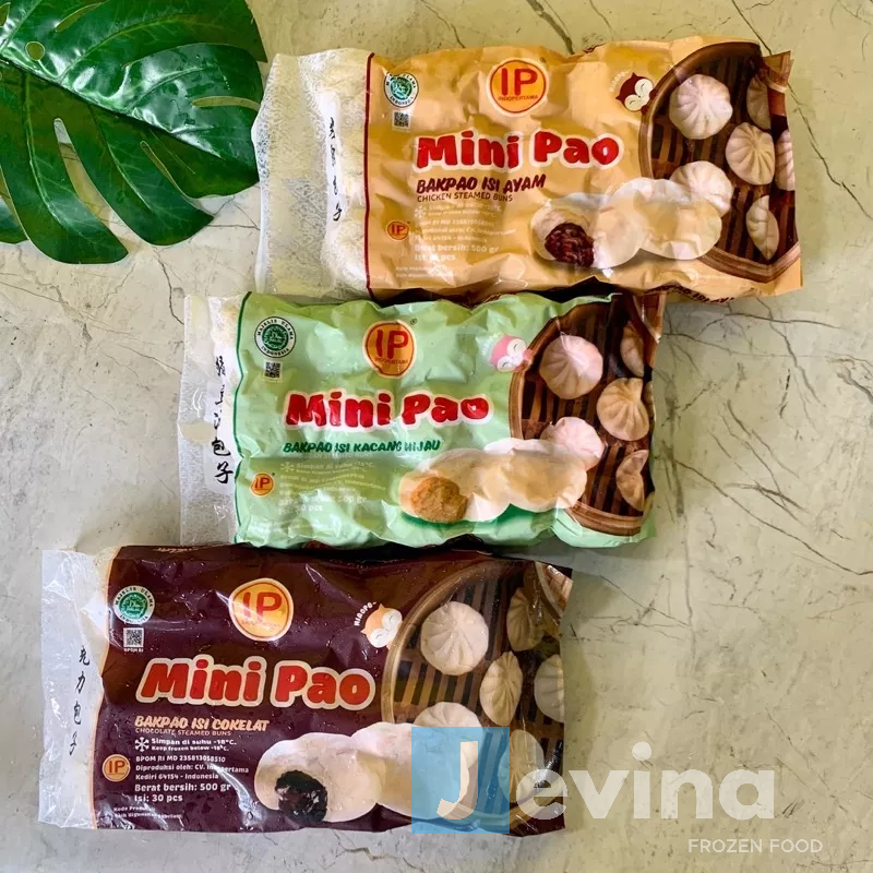 Jual Ip Mini Pao Rasa Ayam Cokelat Kacang Hijau Isi 30 500g