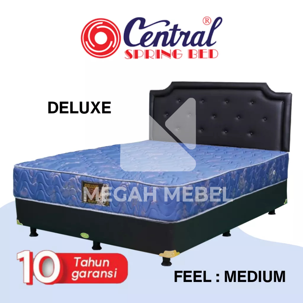 Jual Central Springbed Tipe Deluxe Kasur Saja Full Set | Shopee Indonesia