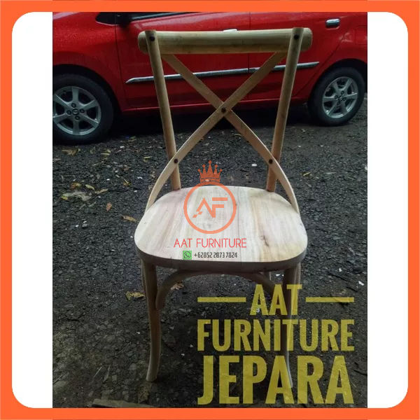 Jual Kursi Tiffany Silang Mentahan Kursi Akad Chair Crosback