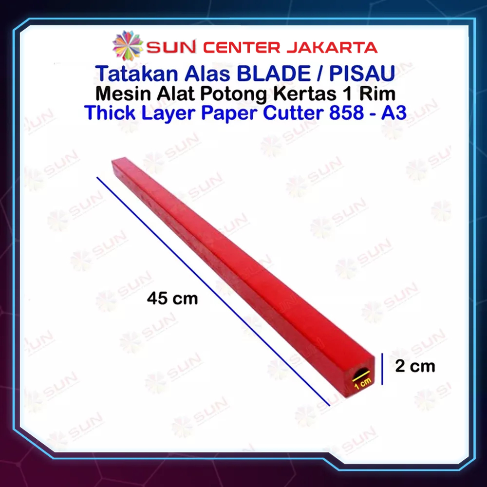 Jual Cutting Stick Tatakan Pisau Mesin Potong Kertas 1 Rim 858 A3 868