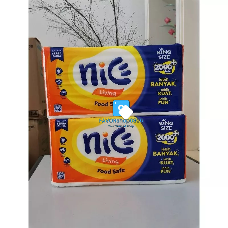 Jual TWIN PACK - Tissue Nice 1000 gram (2 PACK) | Shopee Indonesia