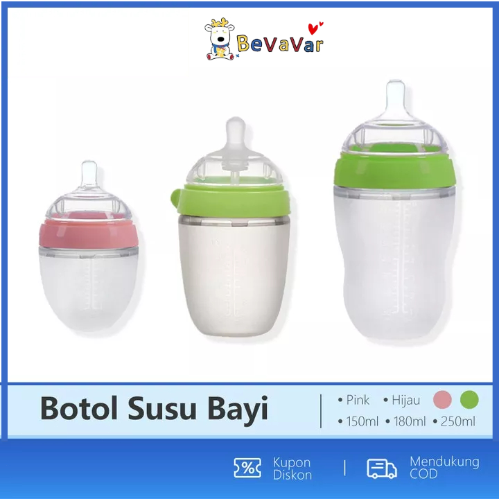 Jual Bevavar Piko Bello Botol Susu Silikon Bayi Bpa Free Shopee Indonesia