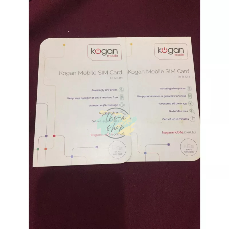 Jual SIM Card Kartu Perdana Australia Kogan Mobile Shopee Indonesia