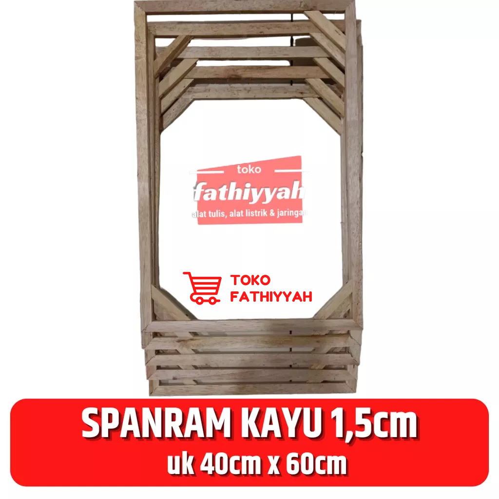 Jual SPANRAM KANVAS FRAME KAYU 40x60 | Shopee Indonesia