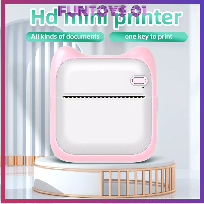 Jual Mini Printer Bluetooth Thermal Portable + Free Roll Tanpa Tinta ...