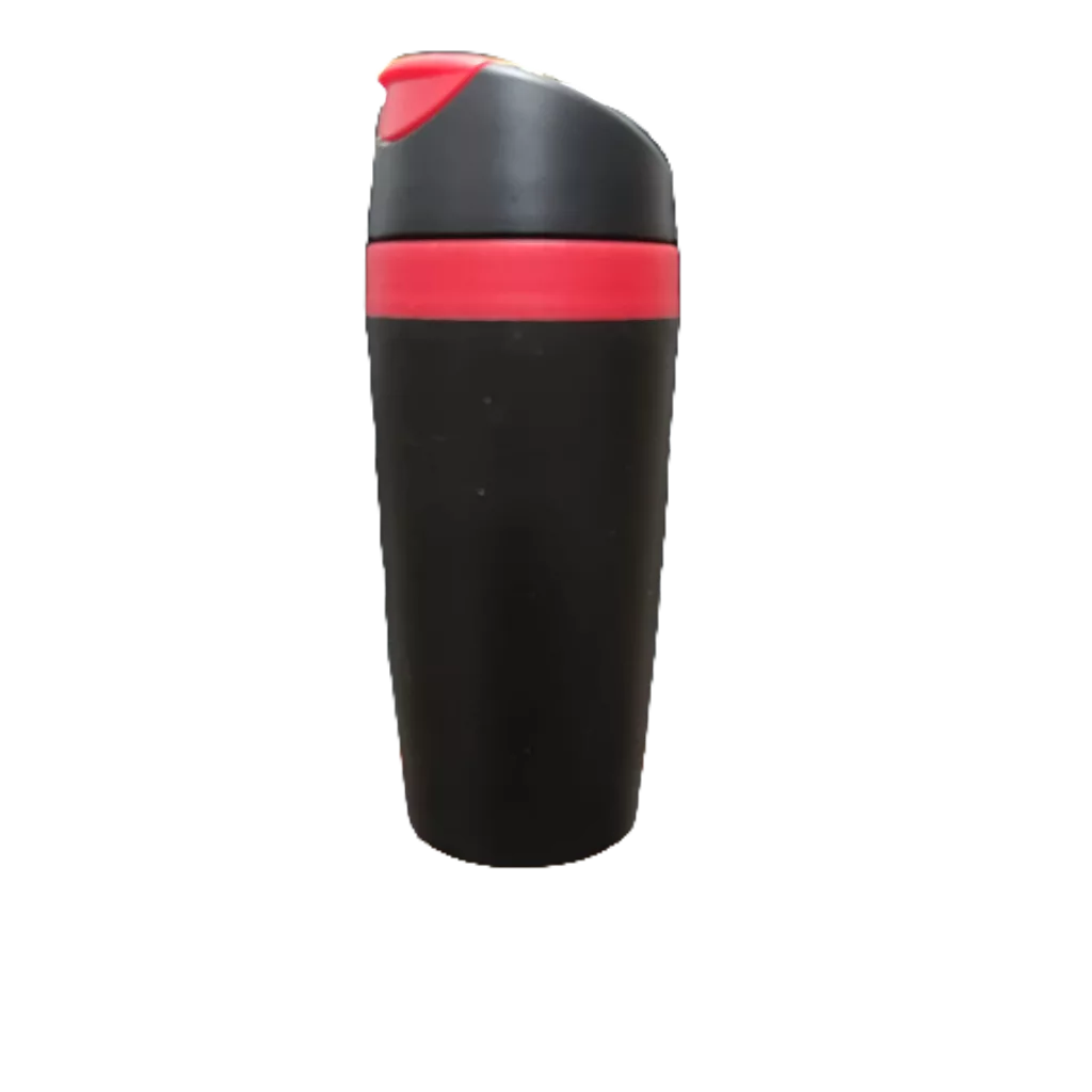 Jual TUPPERWARE Commuter Mug 360ml Merah Hitam // Botol Minum Termos