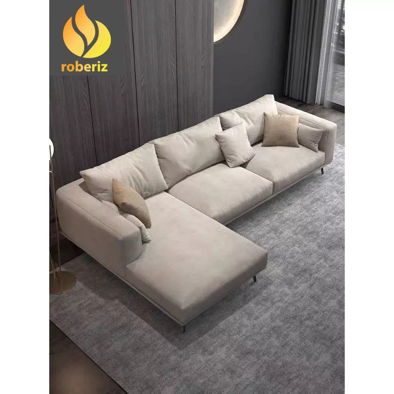 Picture of Jual SOFA MINIMALIS L SHAPE MODERN SOFA SCANDINAVIA SOFA L | Shopee ...