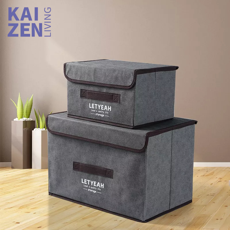 Jual 【2 in 1】kaizenliving kotak penyimpanan 2 pcs organizer baju dan ...