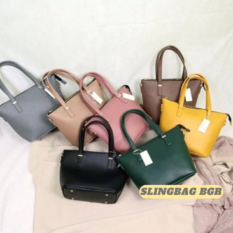 Jual Tas Tote bag wanita - Tas Bahu wanita kuliah kerja liburan ...