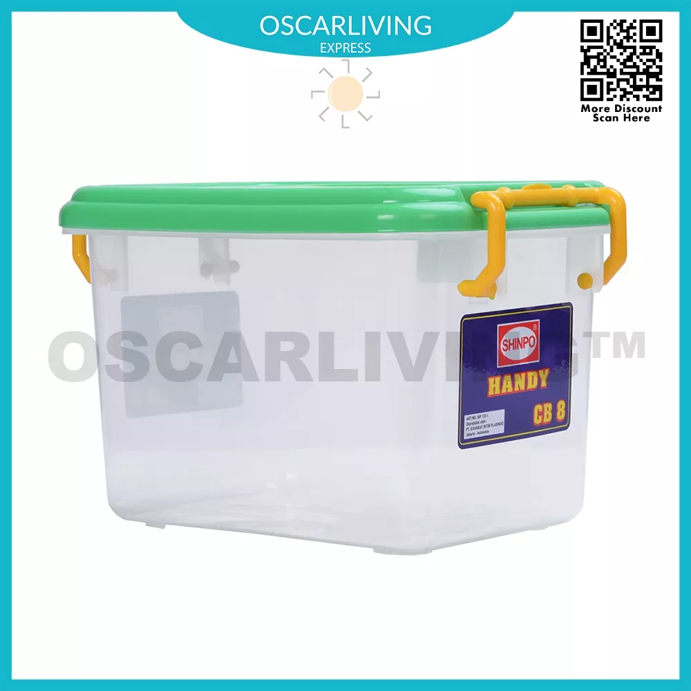 Jual Shinpo Container HANDY CB 8 Box Container 8 Liter / Box Serbaguna ...