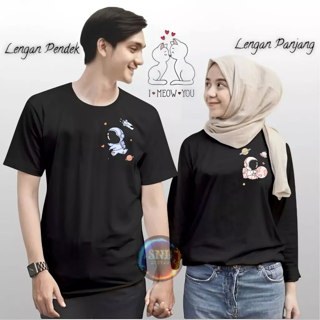 Jual Baju Kaos Couple Pasangan Pacar Lengan Panjang Pendek Distro Love