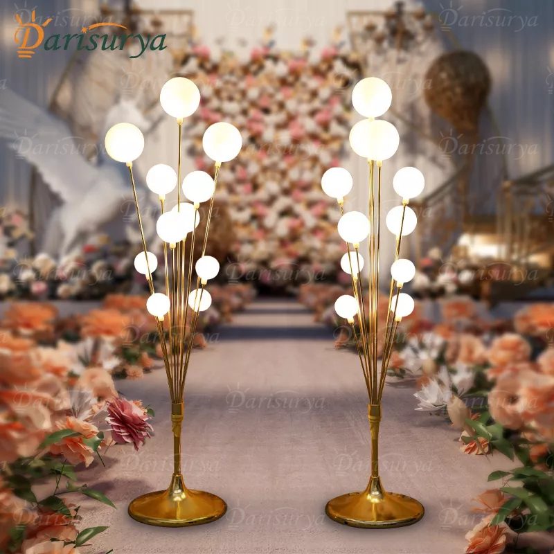 Jual Pernikahan Pohon Apel Lampu Hias Standing 150cm 2 Set 22 Bola