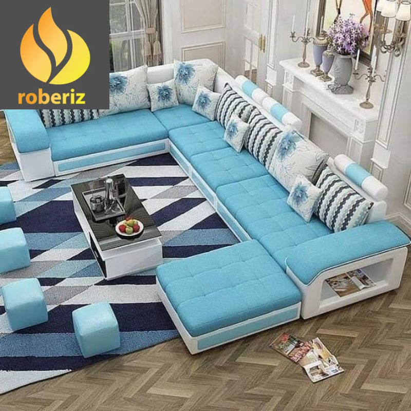 Jual SOFA LETTER U MINIMALIS MODERN | Shopee Indonesia
