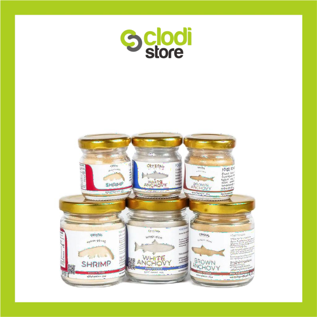 Jual Crystal of the Sea (20g) BPOM White Anchovy Food Powder / Bubuk