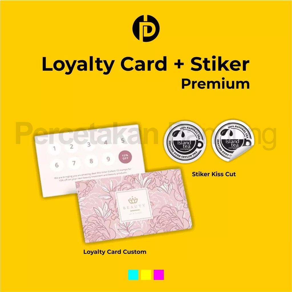Jual LOYALTY CARD FREE STIKER | Shopee Indonesia