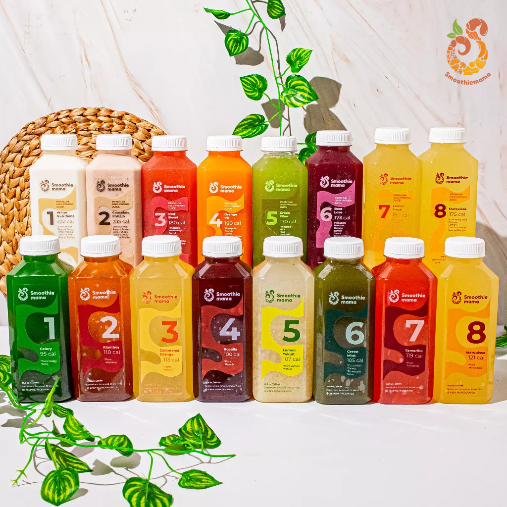 Jual Paket Jus Kesehatan Cleanse Gabungan Juice 2 Hari Aneka Rasa