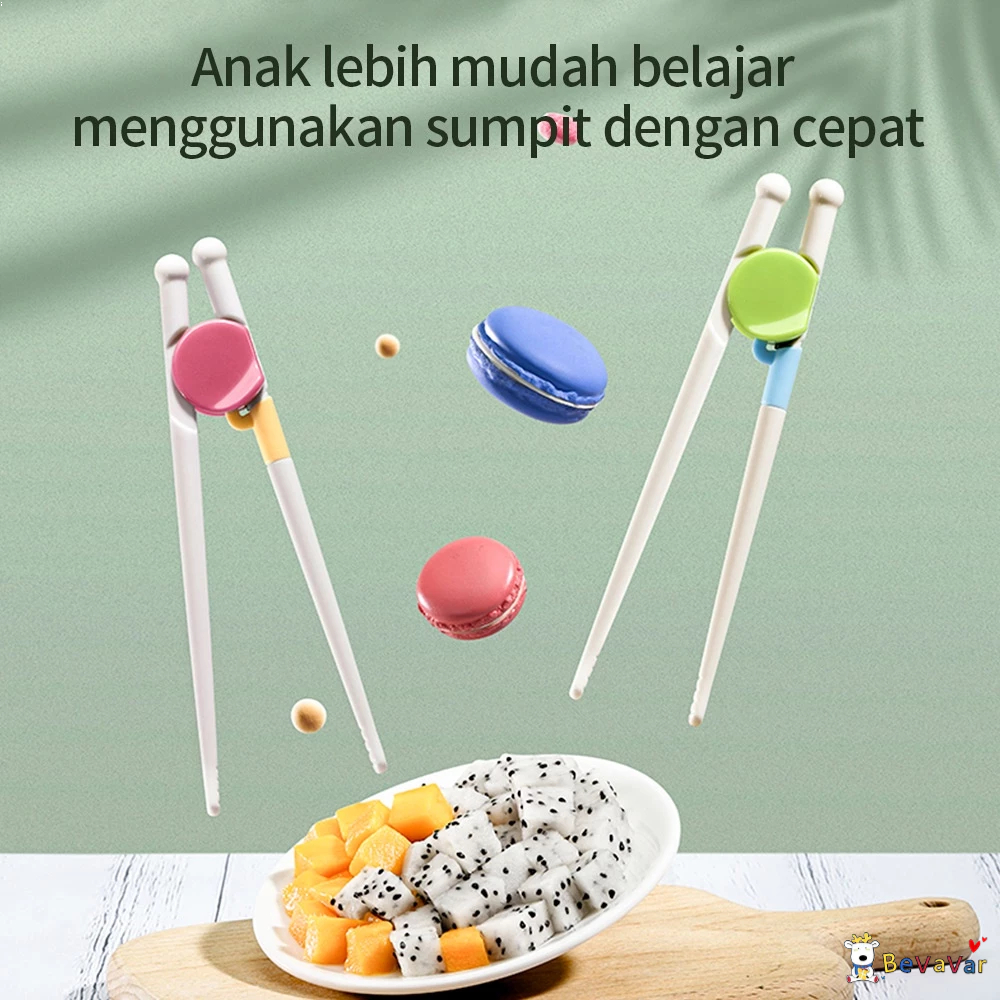 Jual BEVAVAR Sumpit Pelatihan Chopsticks Balita | Shopee Indonesia