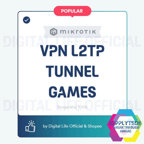 Jual VPN L2TP Tunnel Mikrotik Games (Efektif Akselerasi Trafik Games) Shopee Indonesia