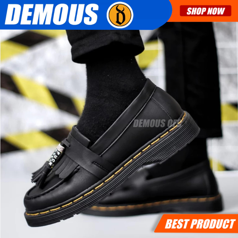 Jual DEMOUS AKIRA - Sepatu Formal Pantofel Docmart Slop Pria | Shopee ...