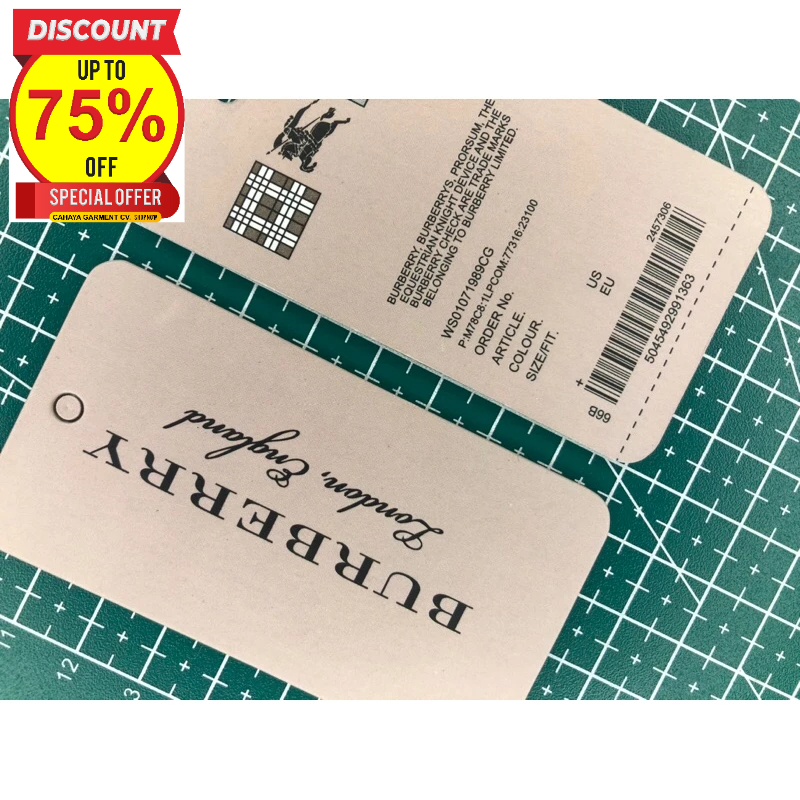 Burberry barcode check sale