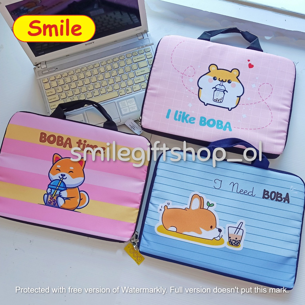 Jual Tas Laptop Case Boba Animal Mix 14 Inch | Shopee Indonesia