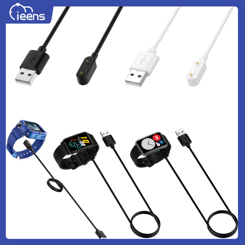 System-S Câble USB 2.0 100 Cm Pour Montre Intelligente Garmin Descent MK3 MK3i Noir