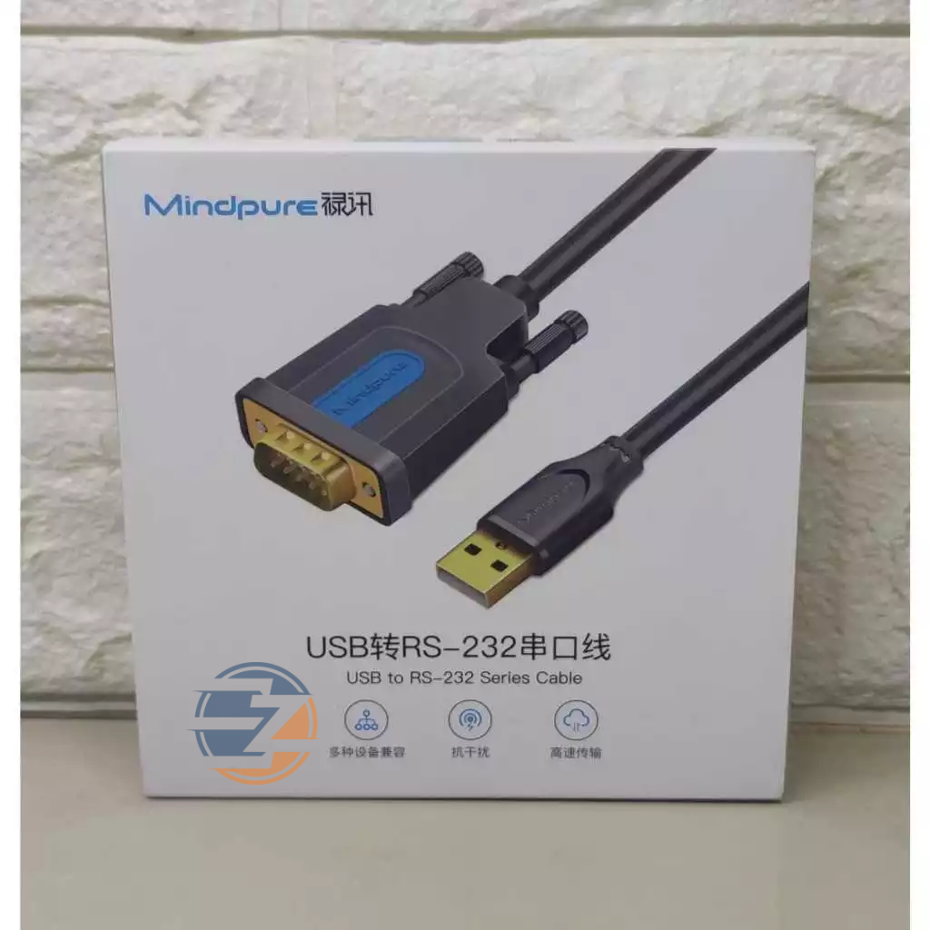 Jual USB to RS-232 Serial Cable MINDPURE US015 | Shopee Indonesia