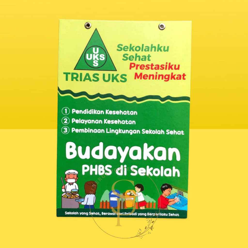 Jual Poster Gantung Hard Poster Trias Uks Poster Phbs Di Sekolah