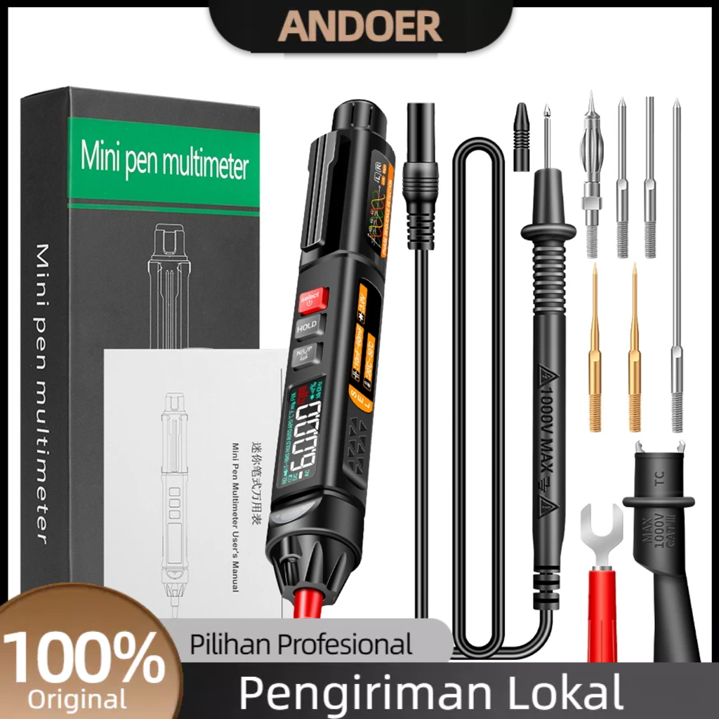 Jual [LOKAL]ANENG A3009 Multimeter Pena Mini dengan Siaran Suara 6000 ...