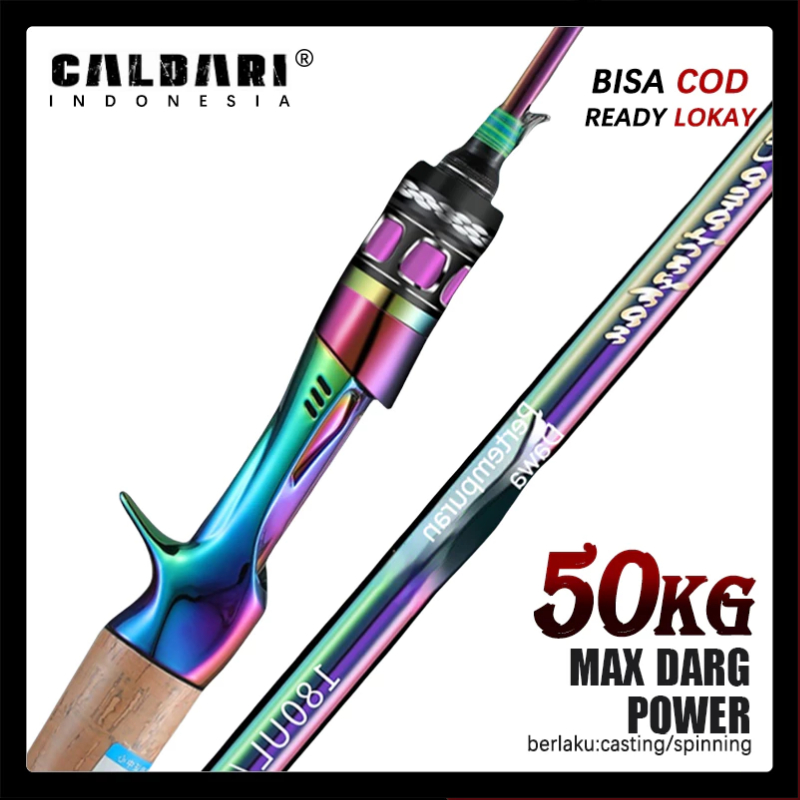 Jual DAIWA Fishing Rod Solid Carbon Rod Spinning Rod Casting Rod ...