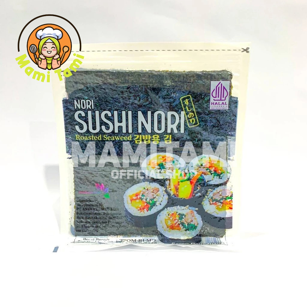 Jual Mami Tami - Sushi Nori Sheet Gold 5 Lembar | Sushi Roasted Rumput ...