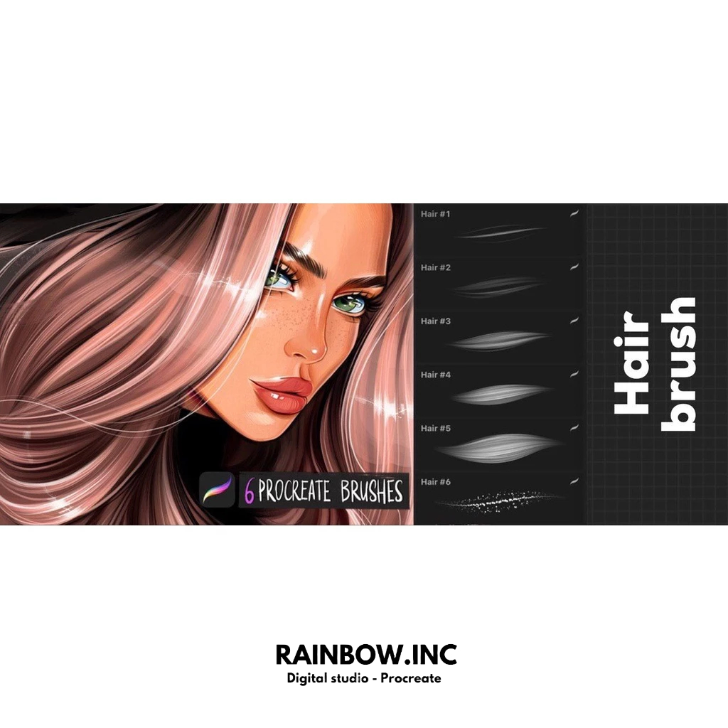 Jual Procreate Brush Hair Brushes for Procreate ( free gift