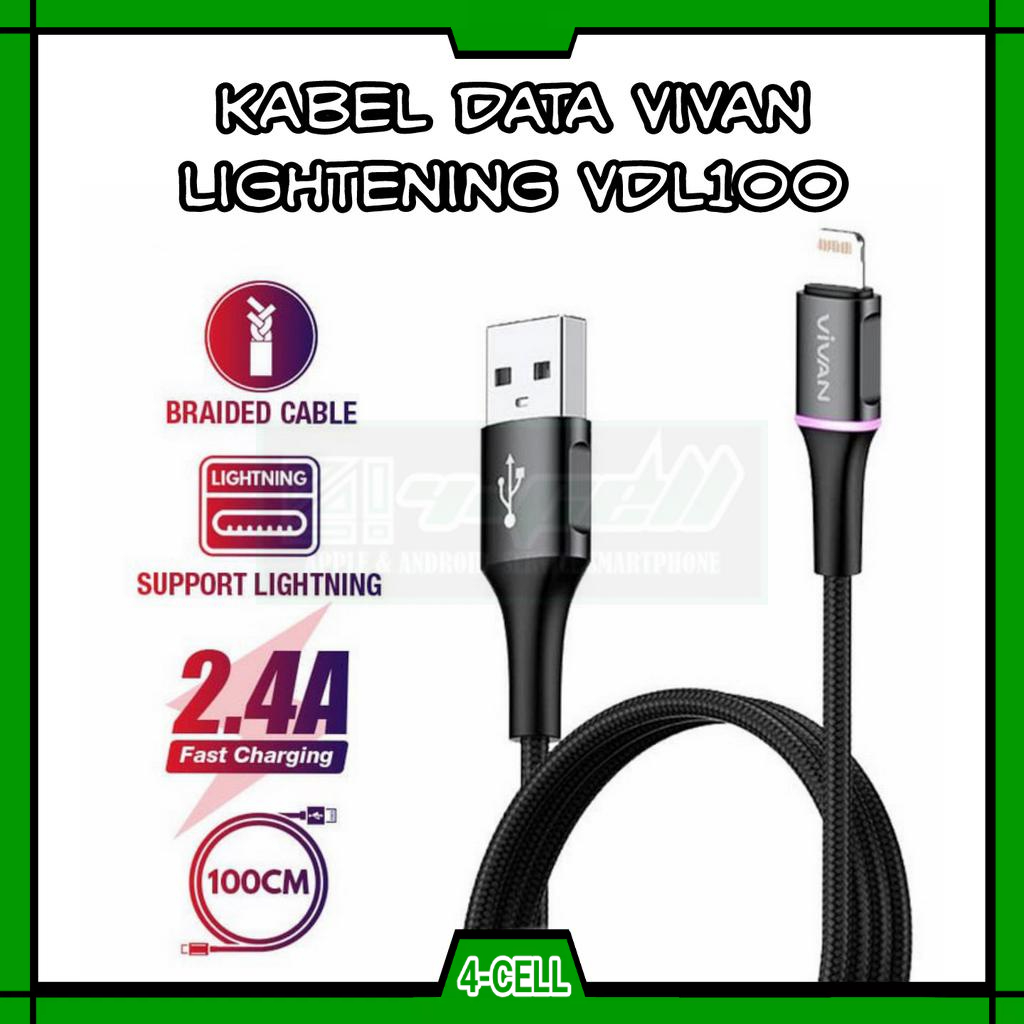 Jual Vivan Kabel Data Lightening A Quick Charge Led Cm Vdl