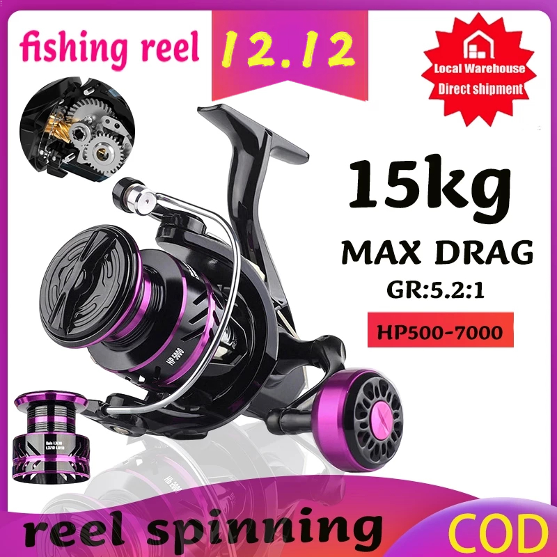 Jual New Reel Pancing Putar Gulungan Pancingan Fishing Reel Alat Memancing Joran Pancing