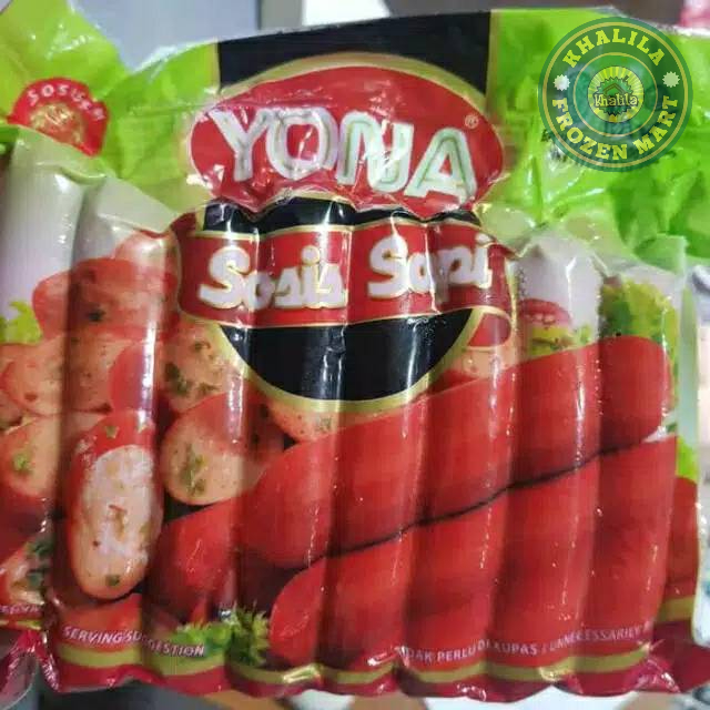 Jual Yona Sosis Bakar Isi Pcs Sosis Sapi Merah Shopee Indonesia