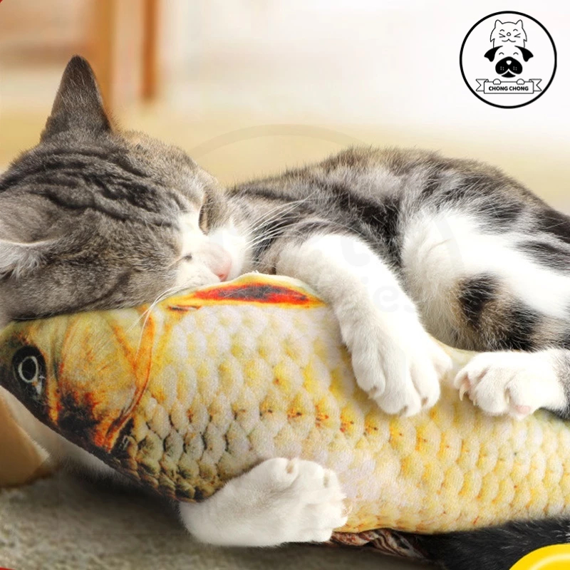 Jual ChongChong - mainan kucing bentuk ikan dan catnip mainan boneka ...