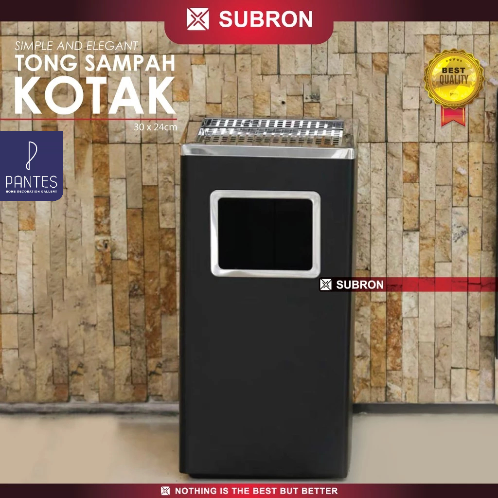 Jual SUBRON HOT-3024 Tong Sampah Kotak 30 x 24cm | Shopee Indonesia
