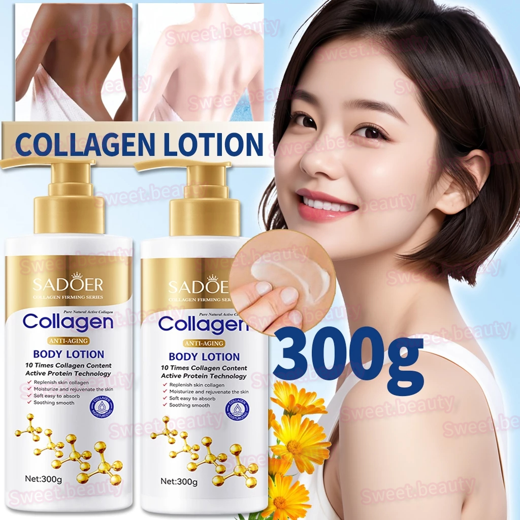 Jual 300g Collagen Body Lotion Pemutih Badan Permanen Whitening