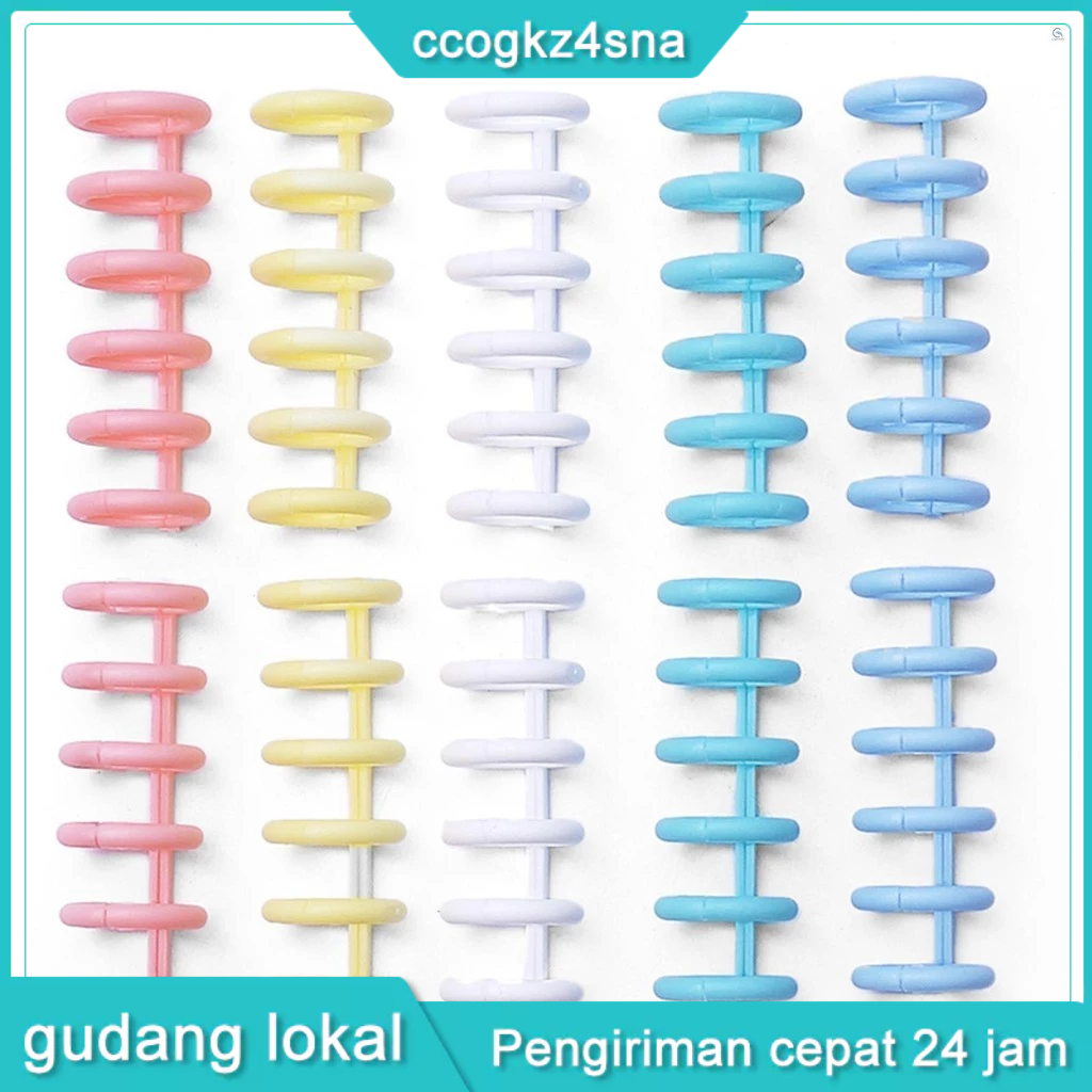 Jual KW-trio Binding Spine Combs 6 Holes Loose Leaf Binder Album Rings ...