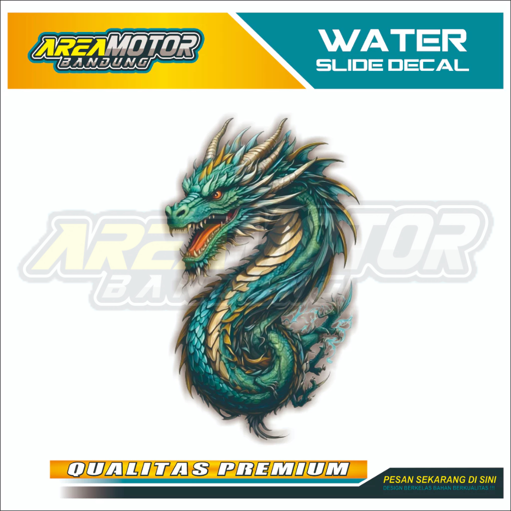 Jual TRANSPARAN WATER SLIDE DECAL NAGA / TRANSPARAN WATER SLIDE DECAL ...