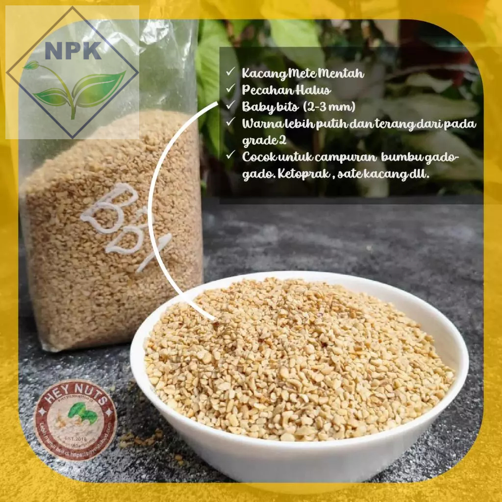 Jual Kacang Mede Menir Mete Pecahan Patahan Mente Serbuk Mentah Kg Bb Shopee Indonesia