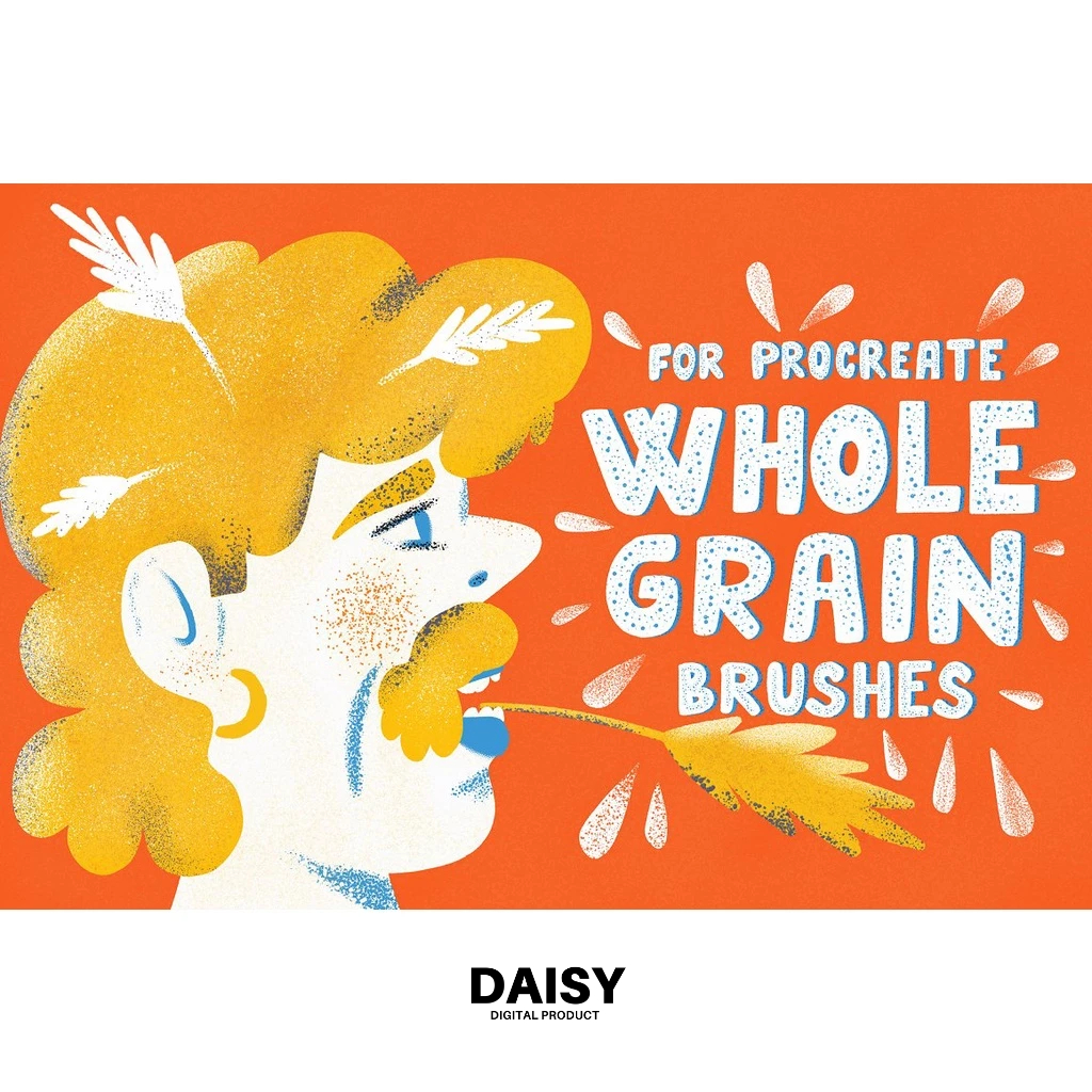 Jual Procreate Brush - Whole Grain Brushes for Procreate [ FREE BONUS ...