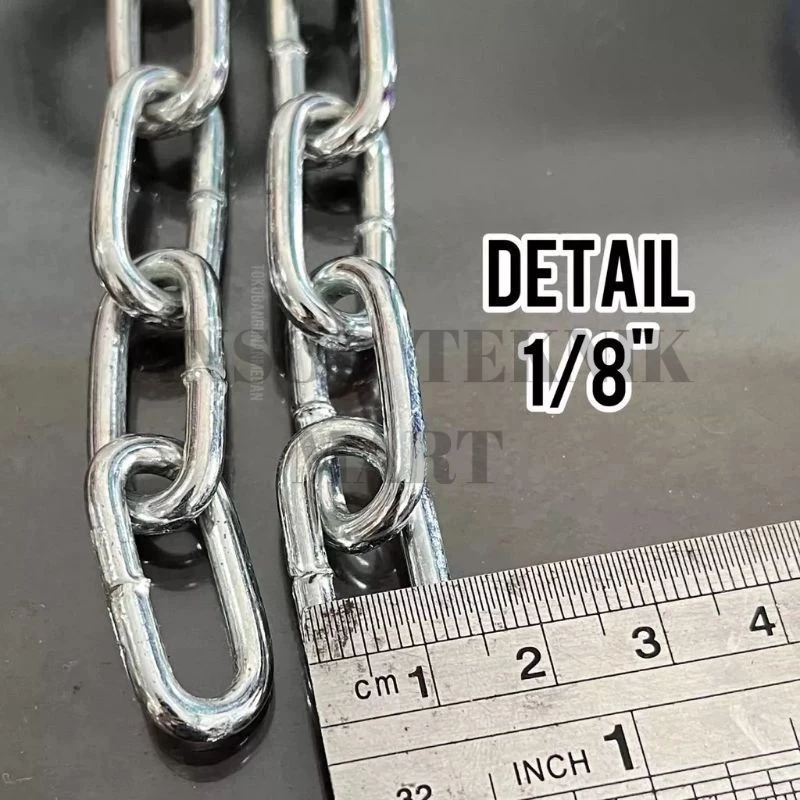 Jual Rantai Besi Kapal 1/8 inch Rante Gembok Pagar Serbaguna - Harga 1 ...