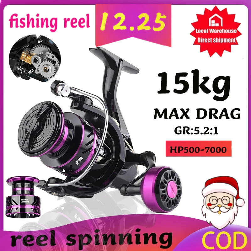 Jual New Reel Pancing Putar Gulungan Pancingan Fishing Reel Alat Memancing Joran Pancing