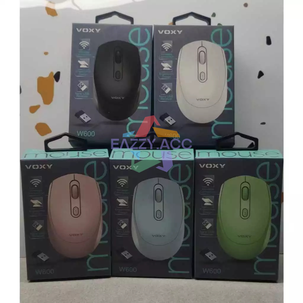 Jual Mouse Wireless Voxy W800 Baterai | W800BT Dual Mode Silent Click ...