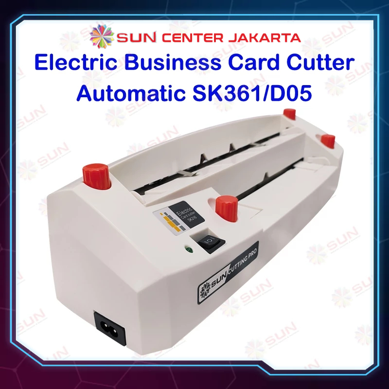 Jual Mesin Potong Kartu Nama Otomatis A4 SK361 Electric Business Card ...