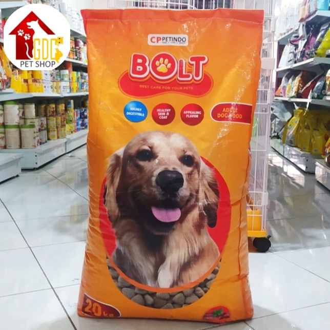 Jual Bolt Dog 20kg Makanan Anjing 20 Kg Dog Food Freshpack | Shopee ...