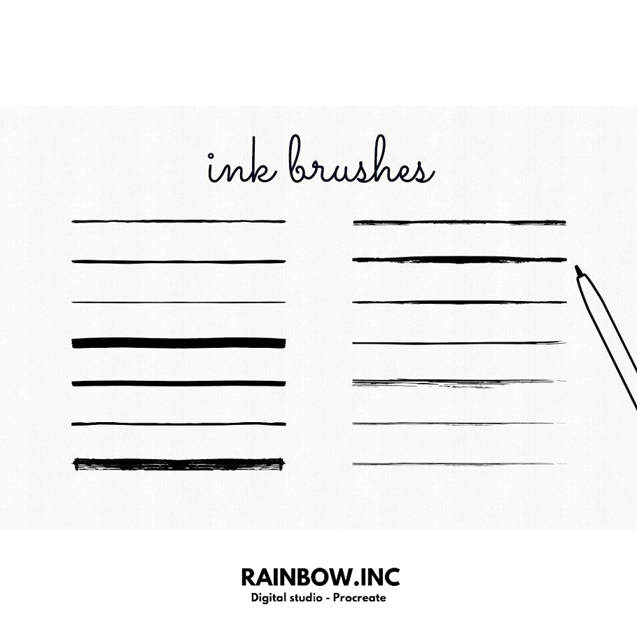 Jual Procreate Brush Simple Ink Drawing Brushes ( Free gift